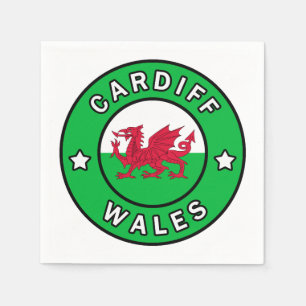 Cardiff Wales Pappersservett