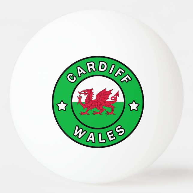 Cardiff Wales Pingisboll (Framsidan)