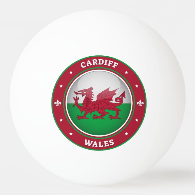 Cardiff Wales Pingisboll (Framsidan)