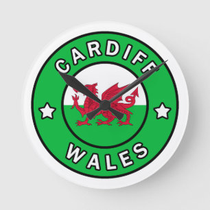 Cardiff Wales Rund Klocka