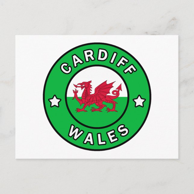 Cardiff Wales Vykort (Framsida)