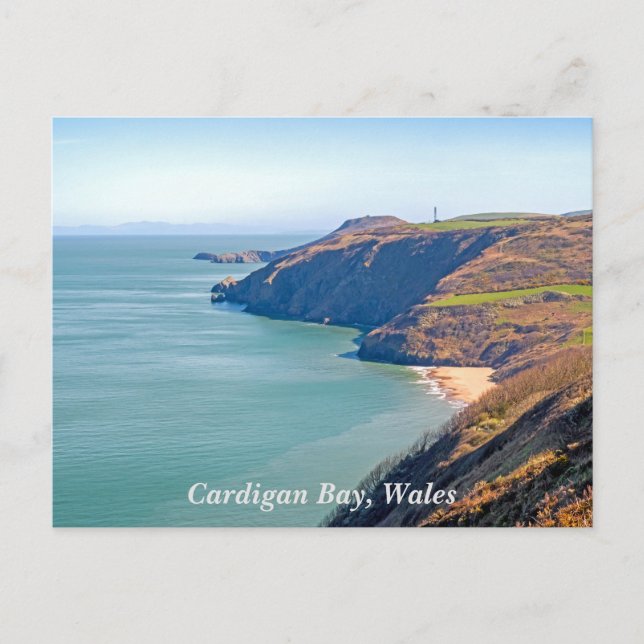Cardigan Bay, Wales, vykort (Framsida)
