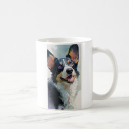 Cardigan corgi akvarell kaffemugg