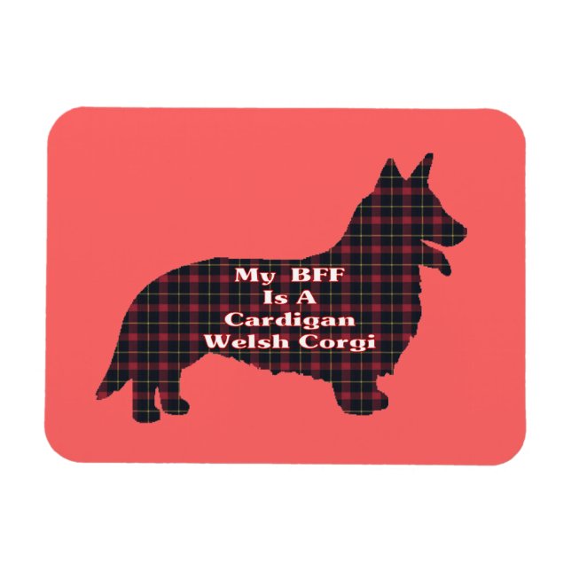 Cardigan Welsh CORGI BFF Magnet (Horisontell)