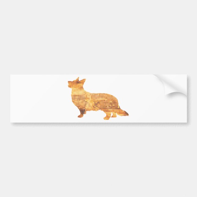 Cardigan Welsh Corgi Bildekal (Framsidan)