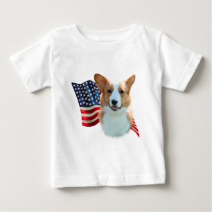 Cardigan Welsh Corgi Flagga Tee