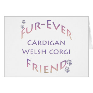 Cardigan Welsh Corgi Furever Hälsningskort
