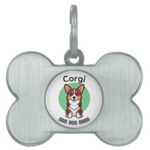 Cardigan Welsh Corgi ID-bricka Husdjur