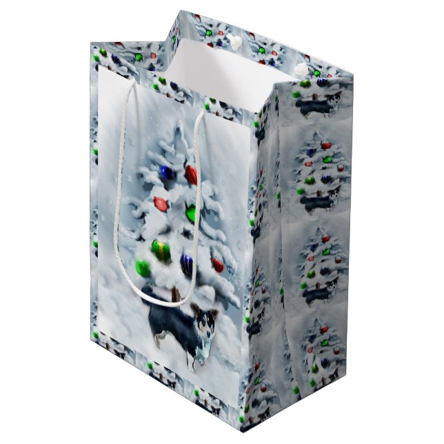 Cardigan Welsh Corgi jul (Framsidan Vinklad)