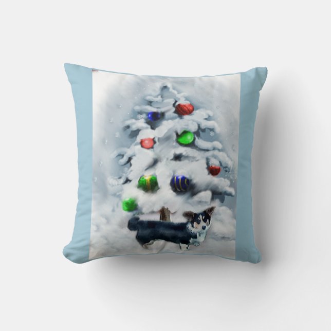 Cardigan Welsh Corgi julgåvor Kudde (Framsida)