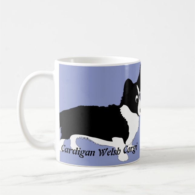 Cardigan Welsh Corgi Kaffemugg (Vänster)