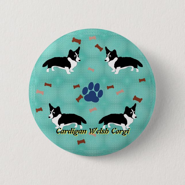 Cardigan Welsh Corgi Knapp (Framsida)