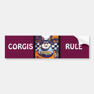 Cardigan Welsh Corgi Kock Bildekal