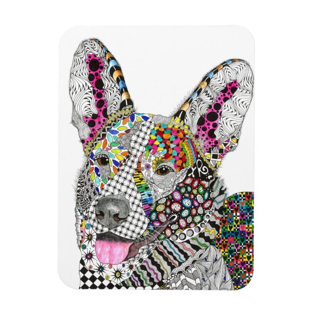 Cardigan Welsh Corgi Magnet 3"x4" (Vertikal)