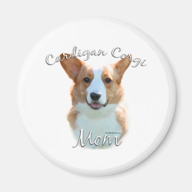 Cardigan Welsh Corgi Mamma 2 Magnet (Framsidan)