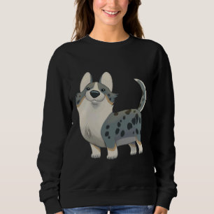 Cardigan Welsh Corgi Merle och Tan T Shirt