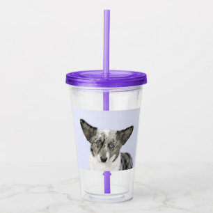 Cardigan Welsh Corgi Painting - Original Hund Art Take Away Mugg