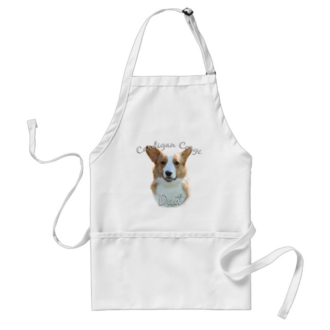 Cardigan Welsh Corgi Pappa 2 Förkläde (Framsidan)