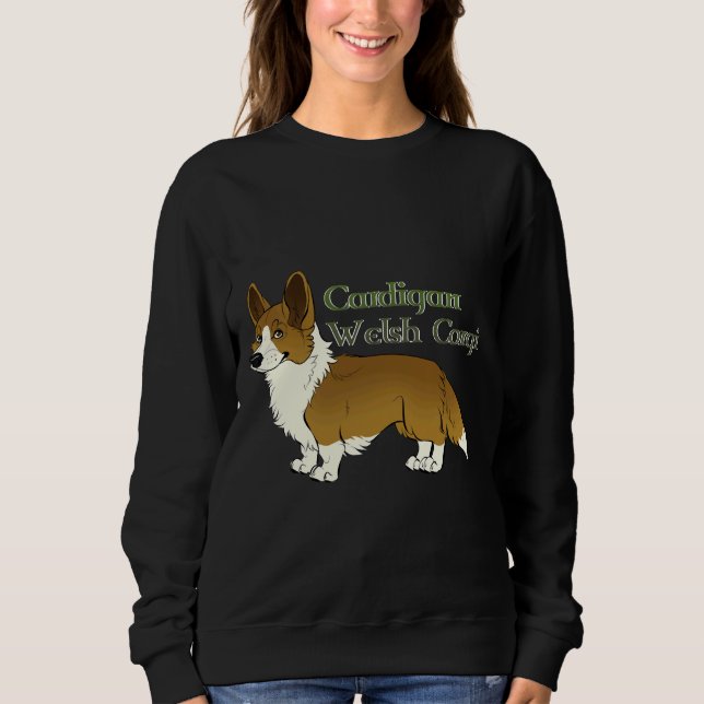 Cardigan Welsh Corgi Red Active T Shirt (Framsida)