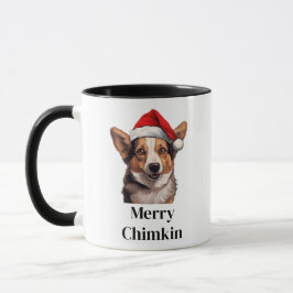 Cardigan Welsh Corgi Santa-mössa Julhund Mugg