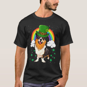 Cardigan Welsh Corgi St patricks day Leprechaun T Shirt