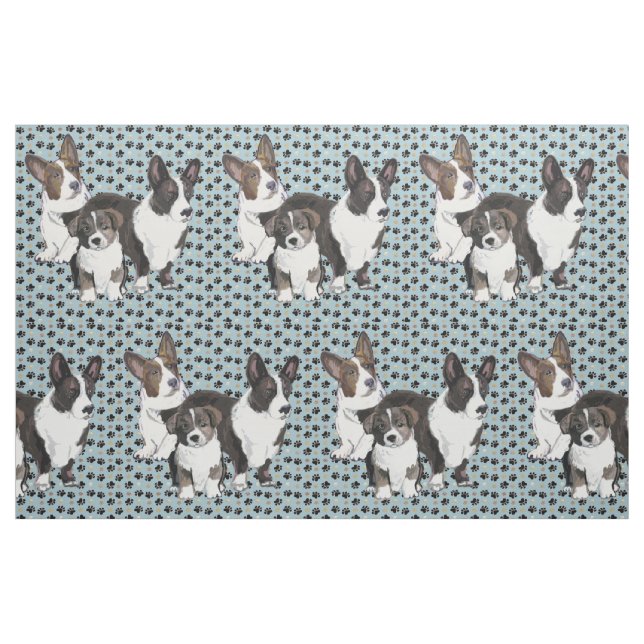 Cardigan Welsh Corgi Tyg (Fat Quarter)