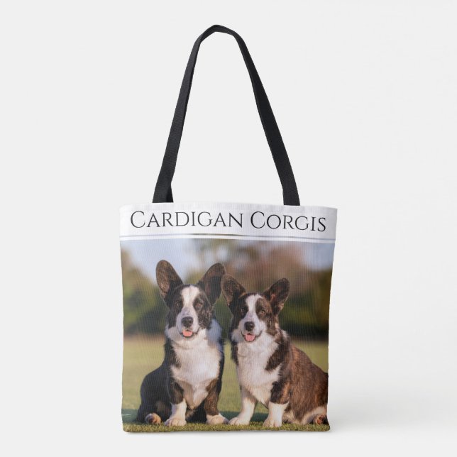Cardigan Welsh Corgi Tygkasse (Baksida)
