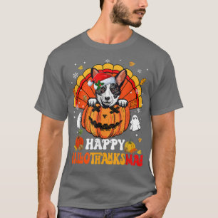 Cardigan Welsh Corgis Hund Lycklig Hallothanksmas T Shirt