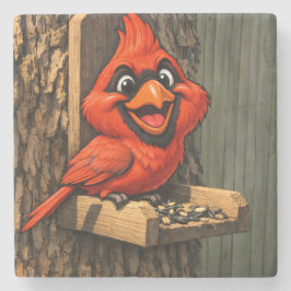 Cardinal caricature stenunderlägg