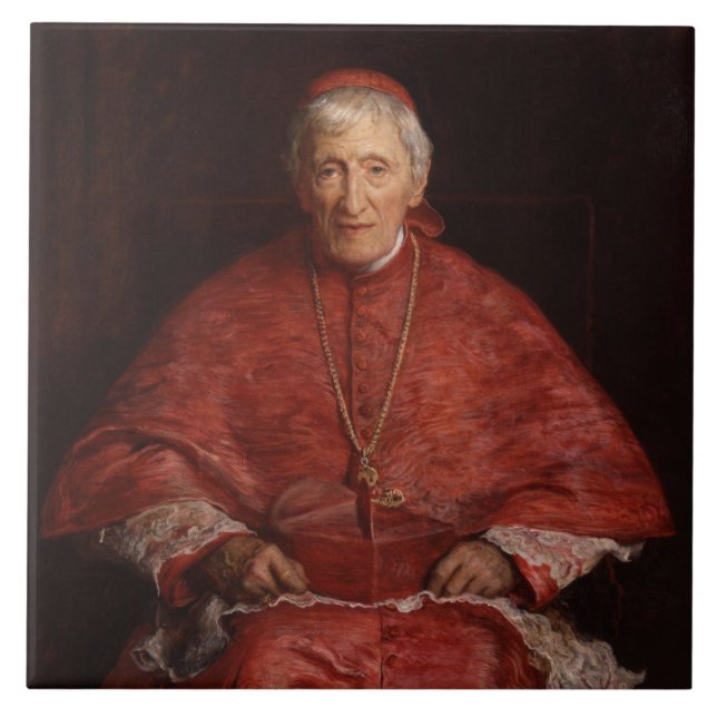 Cardinal John Henry Newman Kakelplatta (Framsidan)