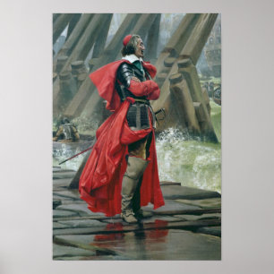 Cardinal Richelieu på havsväggen på La Poster