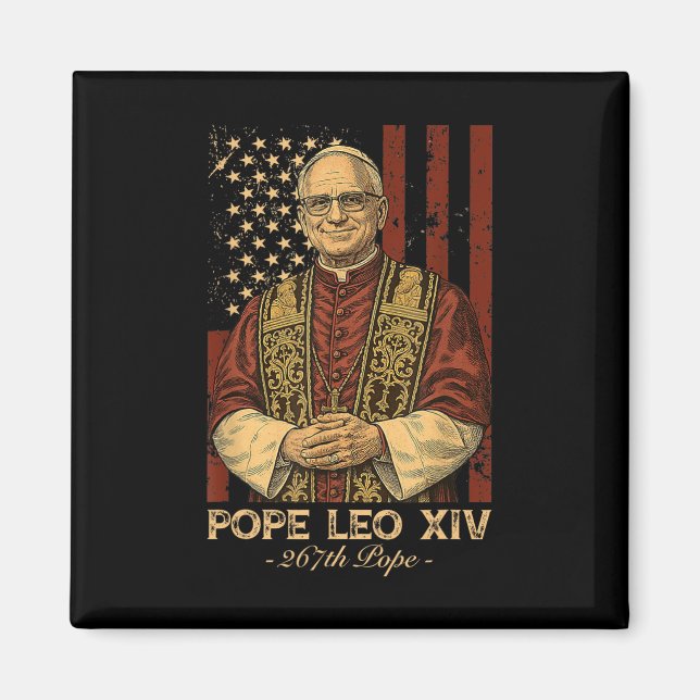 Cardinal Robert Francis Prevost Pope Leo Xiv Ameri Magnet (Framsidan)