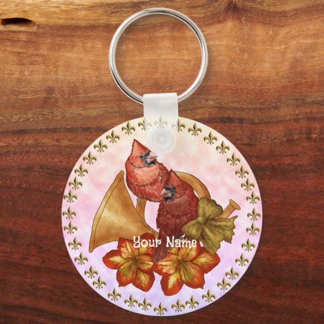 Cardinals Horn Nyckelring (Framsida)