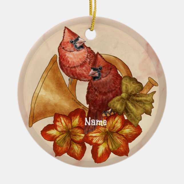 Cardinals Horn  ornament  (Framsidan)