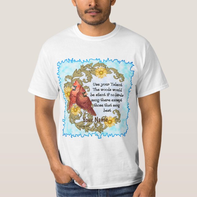Cardinals talang kristen t-shirt (Framsida)