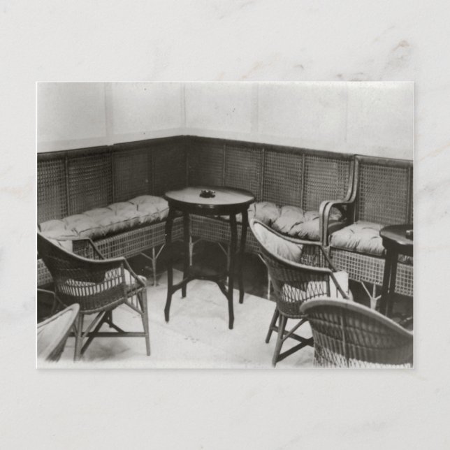 Cardington, Airship R101, Rökrum Vykort (Framsida)