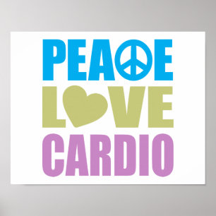 Cardio fredkärlek poster