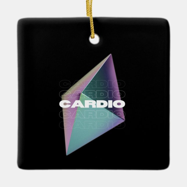 Cardio Julgransprydnad Keramik (Framsida)