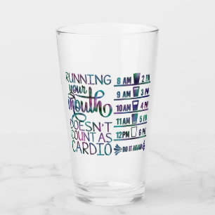 Cardio Vatten-tid/mätglas Glaskopp