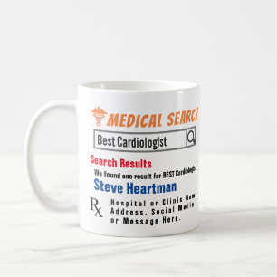 Cardiolog Funny Search Gift Mugg