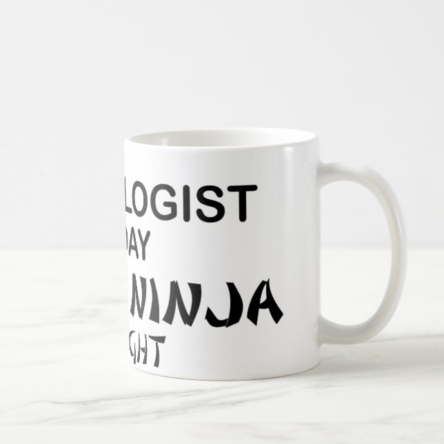 Cardiologist dödliga Ninja vid natt Kaffemugg (Höger)