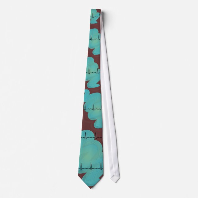 Cardiologistmanar Tie, QRS-design Slips (Framsida)