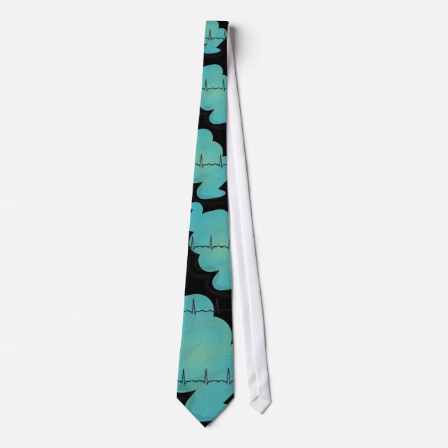 Cardiologistmanar Tie, QRS-design Slips (Framsida)