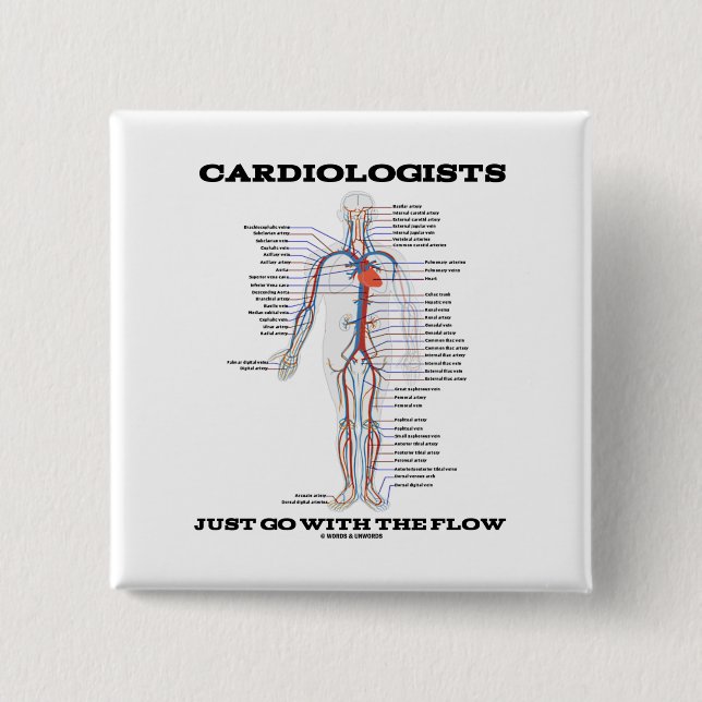 Cardiologists går precis med (det cirkulations-) knapp (Framsida)