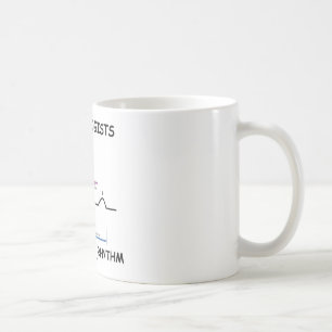 Cardiologists gör det med rytm (ECG/EKG) Kaffemugg