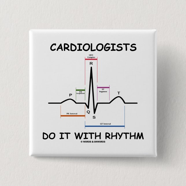 Cardiologists gör det med rytm (ECG/EKG) Knapp (Framsida)