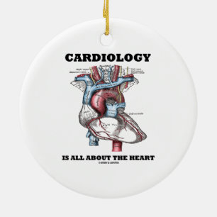 Cardiology är All om (den Anatomical) hjärtan, Julgransprydnad Keramik
