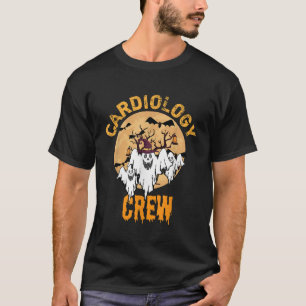 Cardiology Boo Crew Halloween Ghost T Shirt