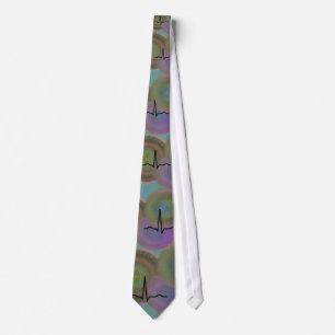 CardiologyTie, Artsy QRS-design Slips