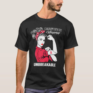 Cardiomyopati Warrior Obrytable Shirt Awareness T